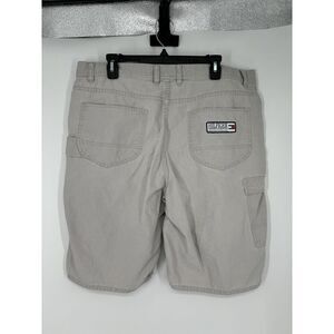 Vintage Y2K Tommy Hilfiger Shorts‎ Size 38 Chino Flag Patch Baggy 11" Inseam